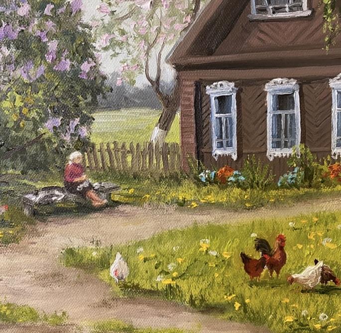 Расцвела сирень у дома